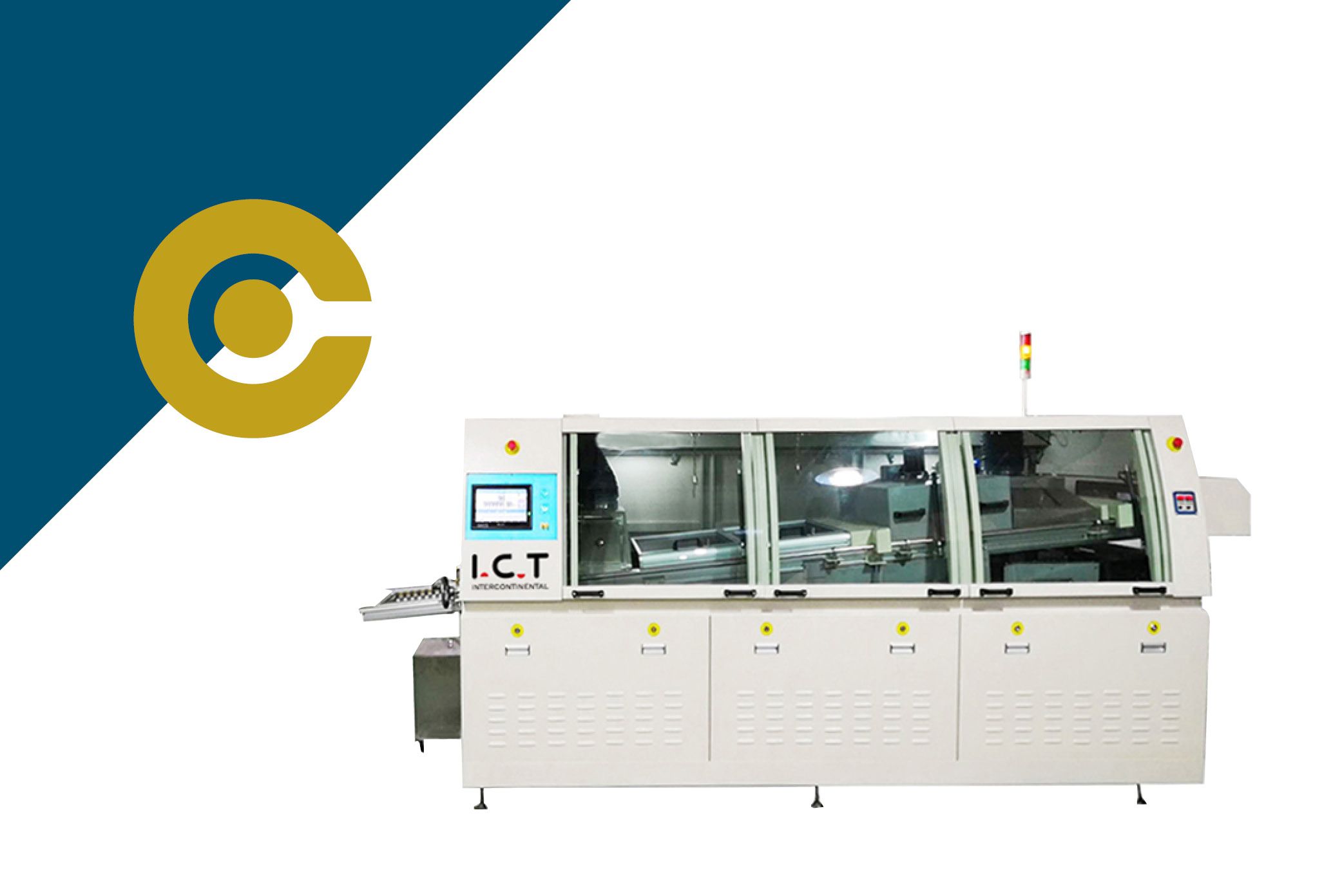 Wave solder W4 machine ICT W4 wave soldering W4 wave solder